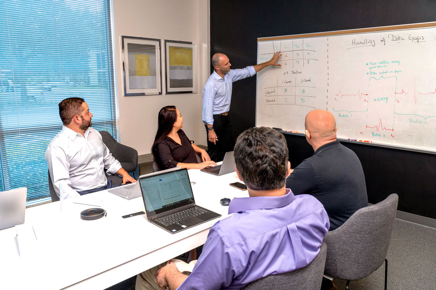 Mobile app development planning session